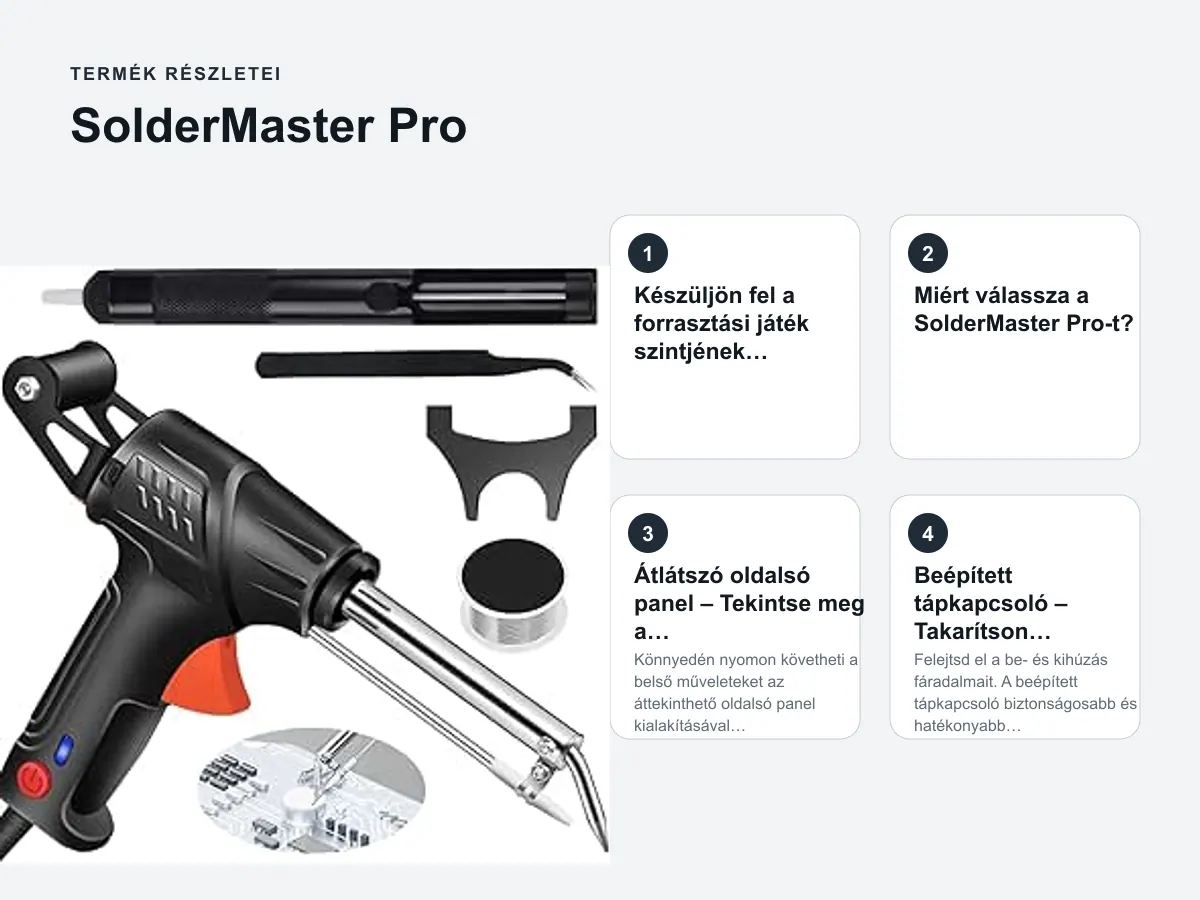 Termék részletei: SolderMaster Pro