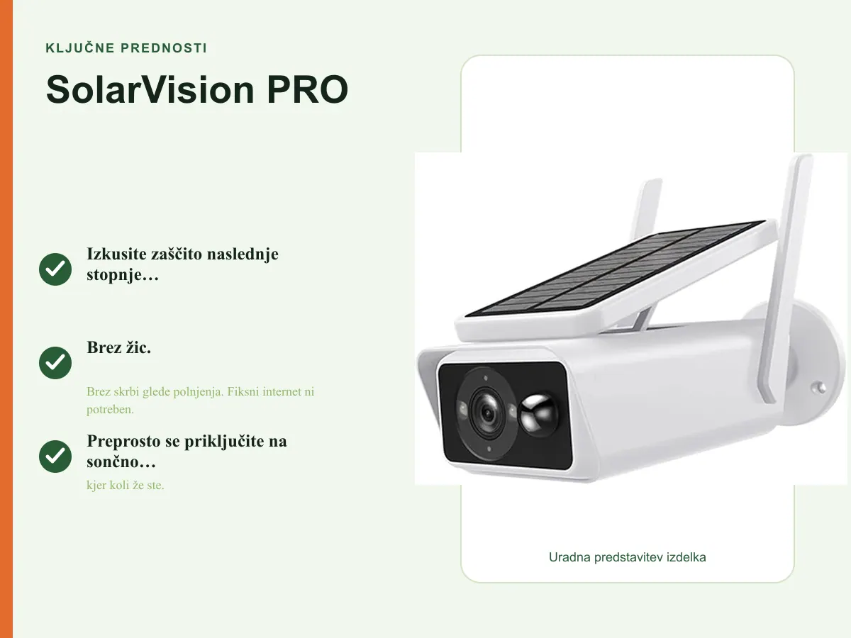 Ključne prednosti: SolarVision PRO
