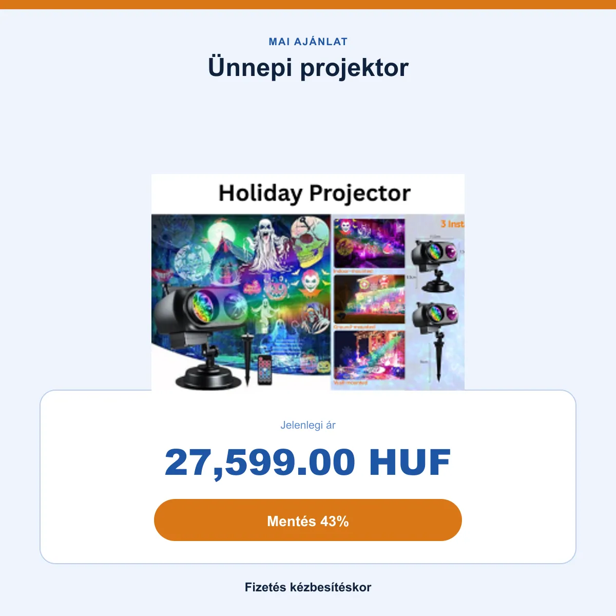 Az ajánlat összefoglalója: 27 599 Ft