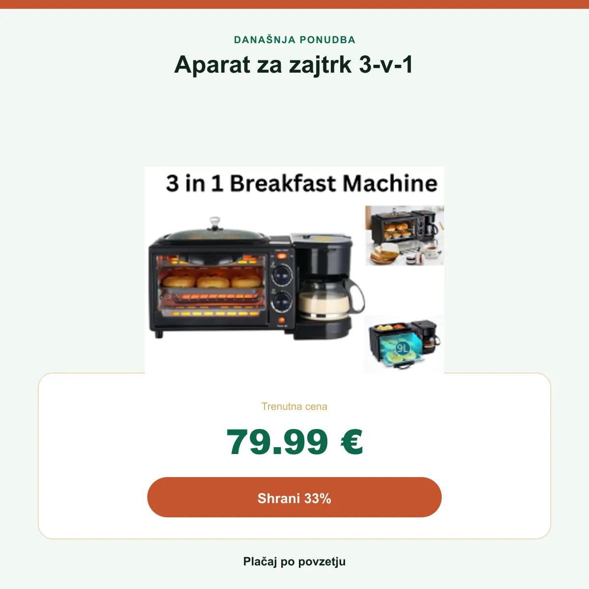 Povzetek ponudbe: 79,99 €