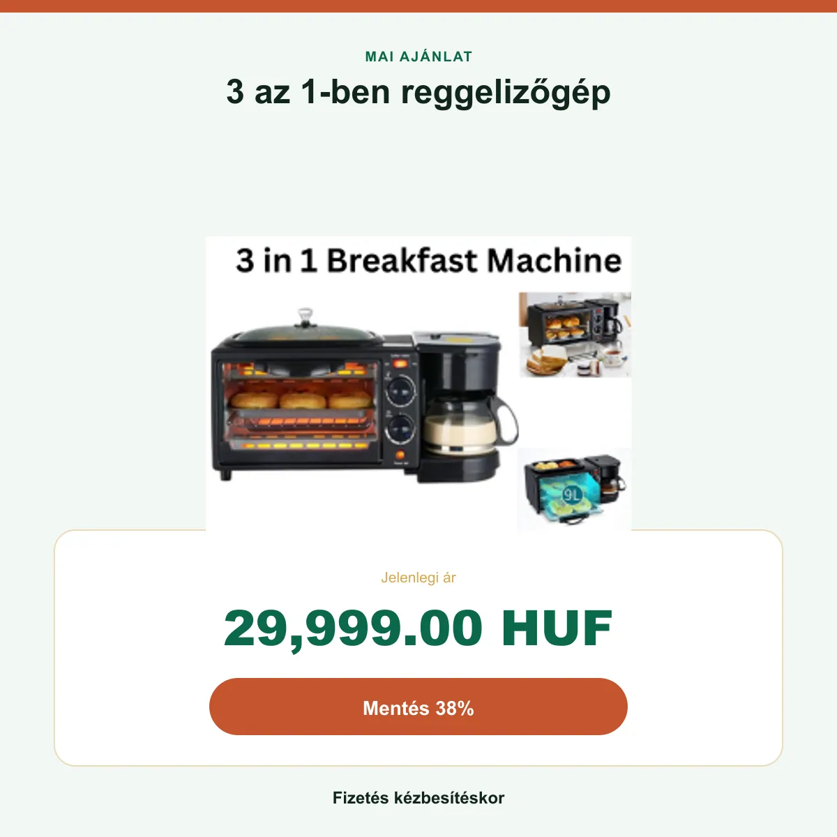Az ajánlat összefoglalója: 29 999 Ft