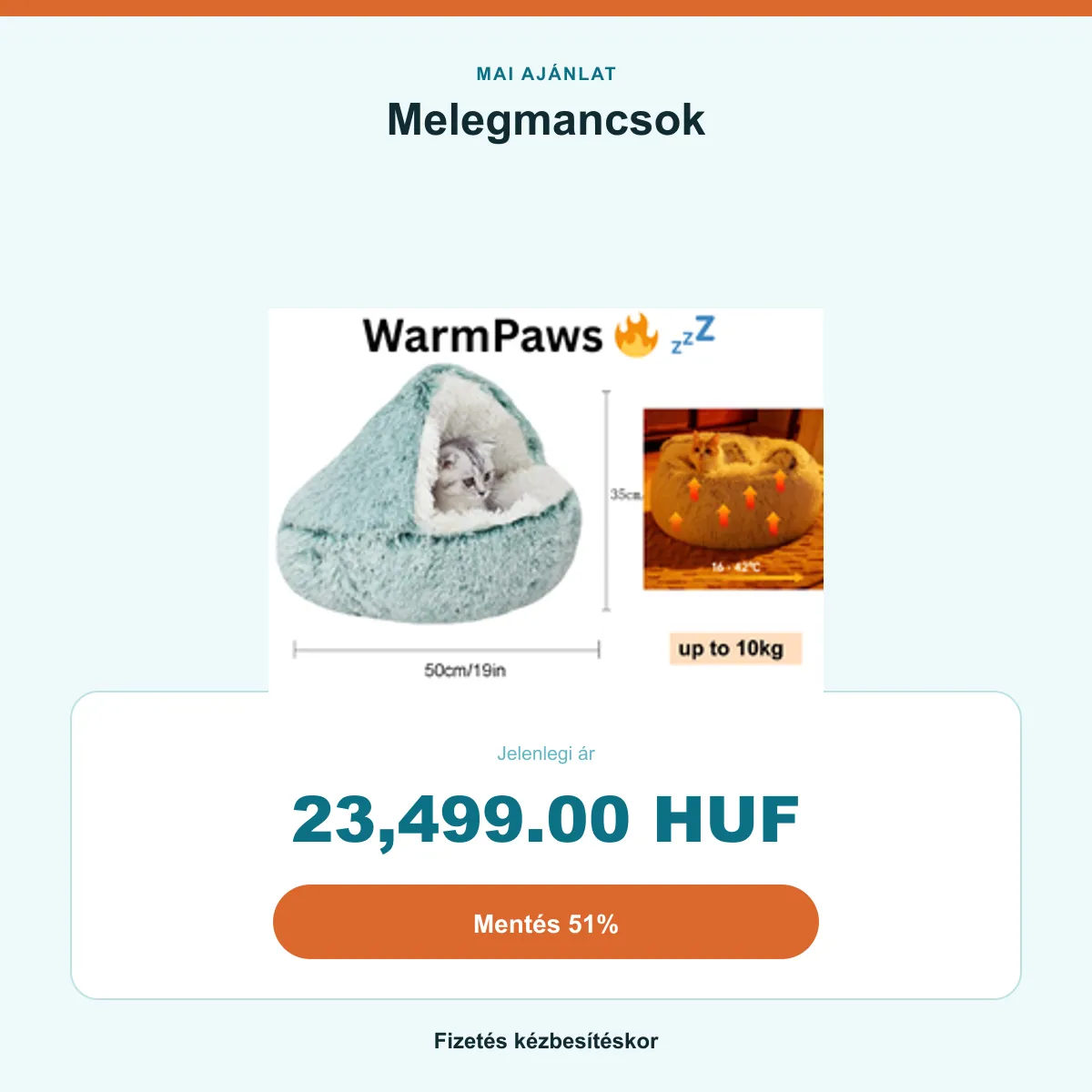 Az ajánlat összefoglalója: 23 499 Ft