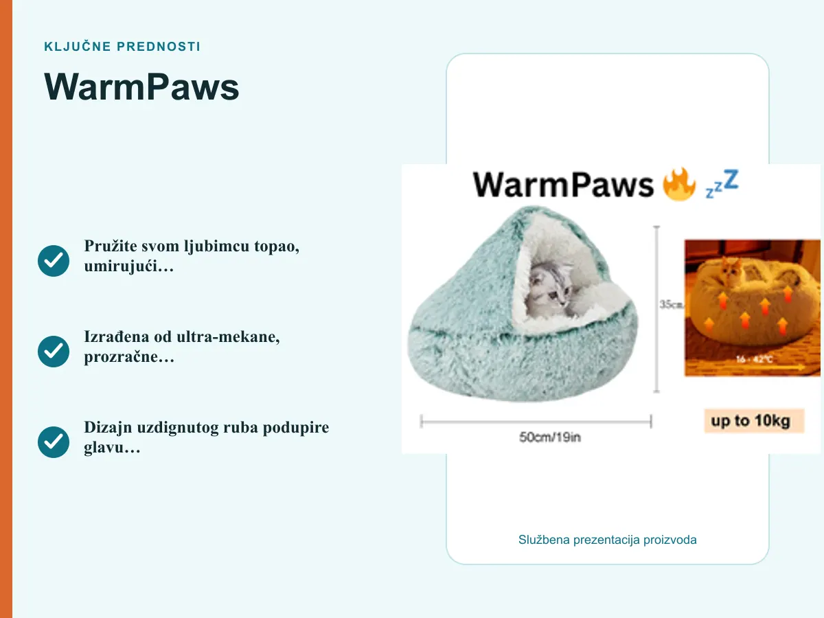 Ključne prednosti: WarmPaws 🔥