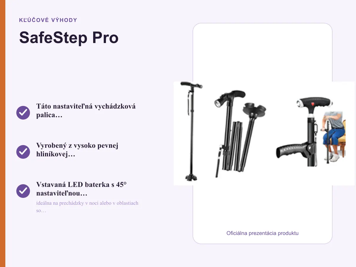 Kľúčové výhody: SafeStep Pro