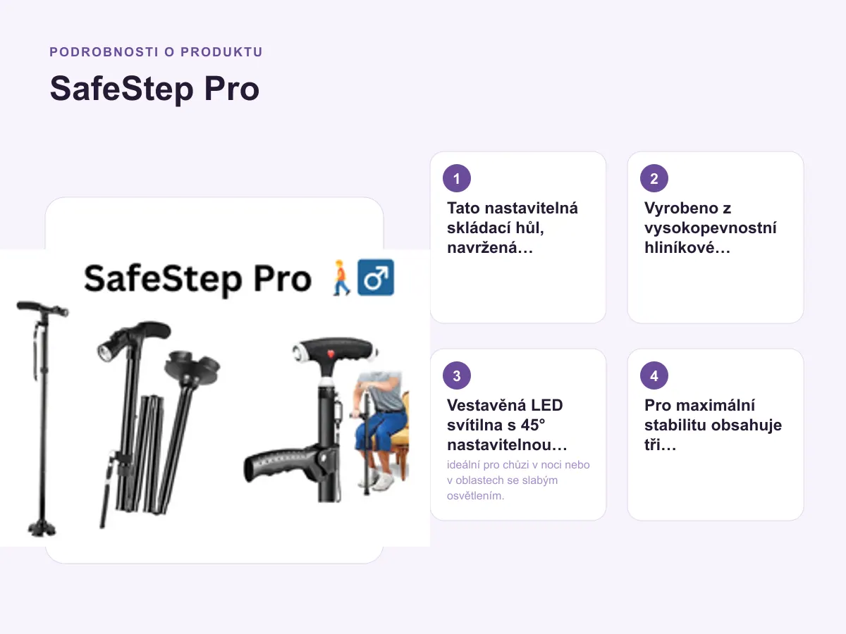 Podrobnosti o produktu: SafeStep Pro 🚶‍♂️