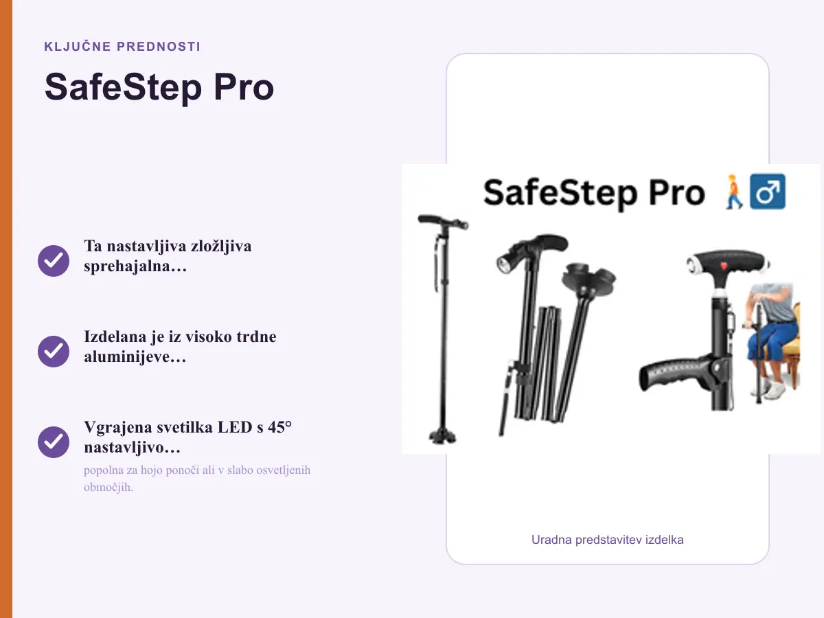 Ključne prednosti: SafeStep Pro 🚶‍♂️