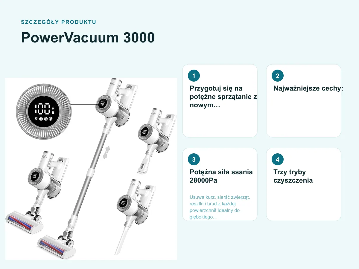 Szczegóły produktu: PowerVacuum 3000