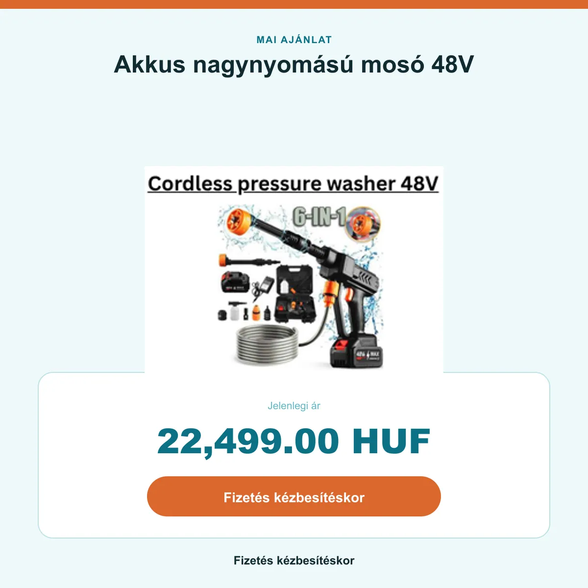 Az ajánlat összefoglalója: 22 499 Ft