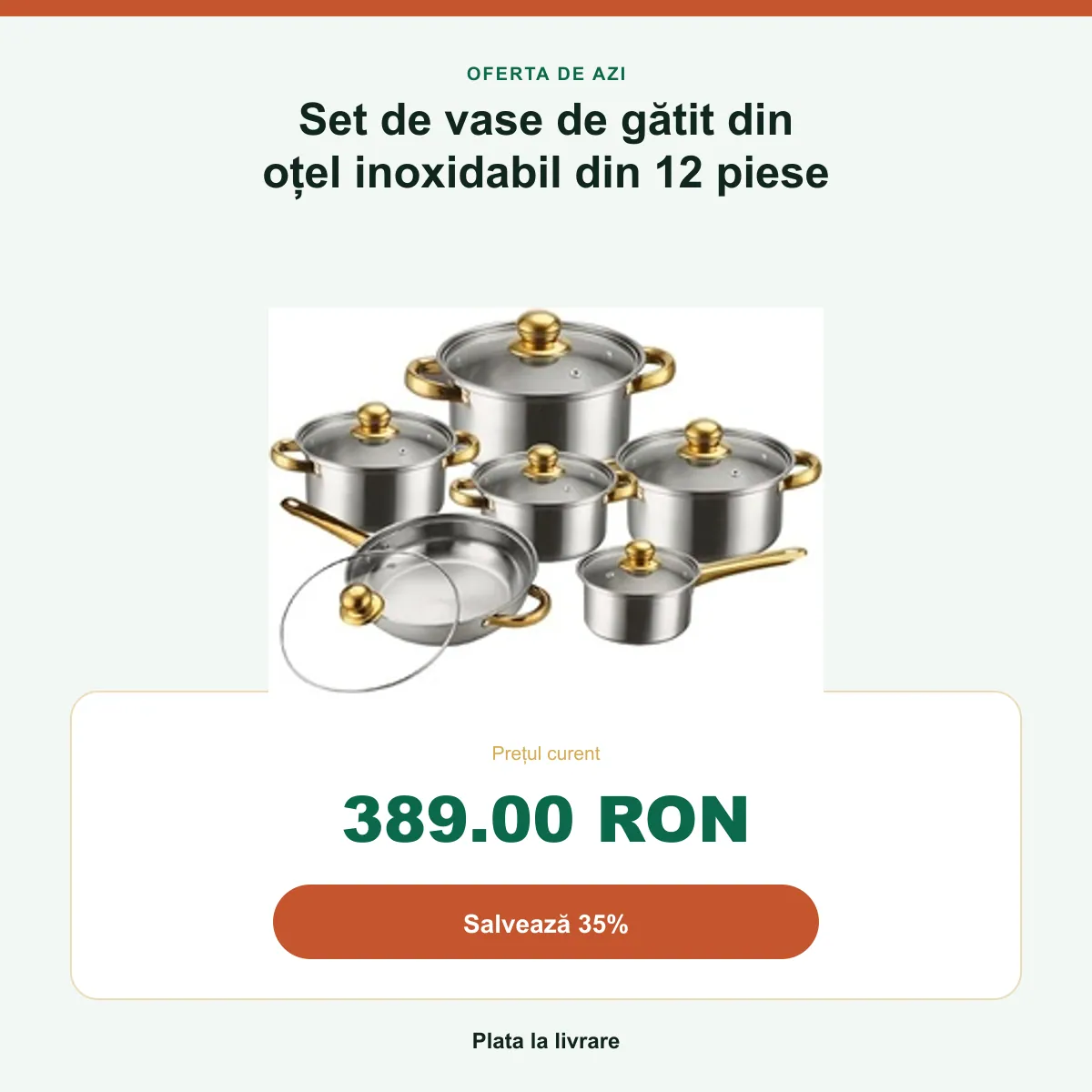 Rezumatul ofertei: 389 RON
