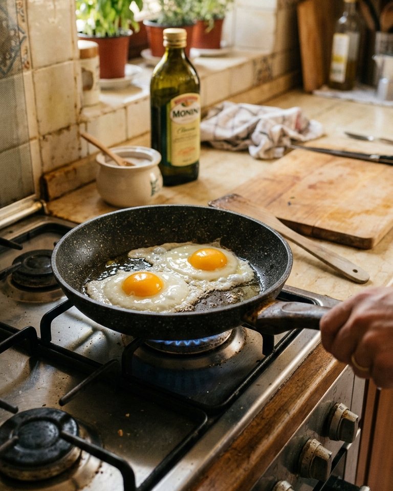 Customer photo: the Cozelia pans in use on a home stove