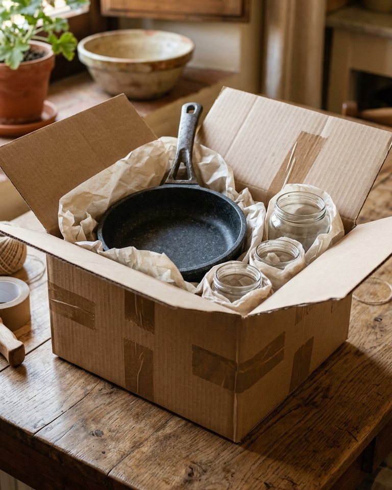 A box ready for an easy Cozelia return
