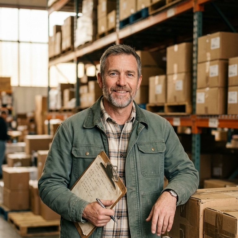 Marco Venturi, warehouse manager