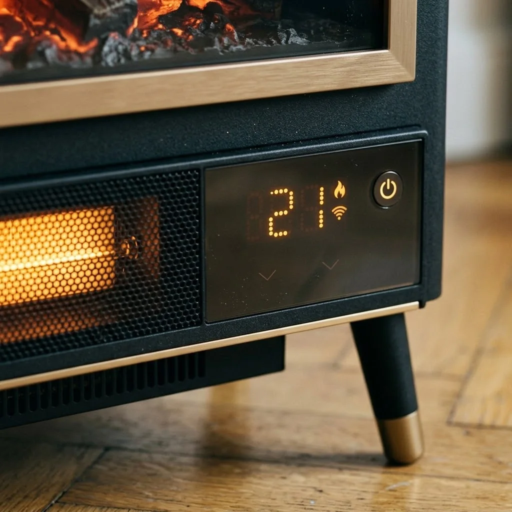 Električni kamin PRO: tri sloja i zrcalo