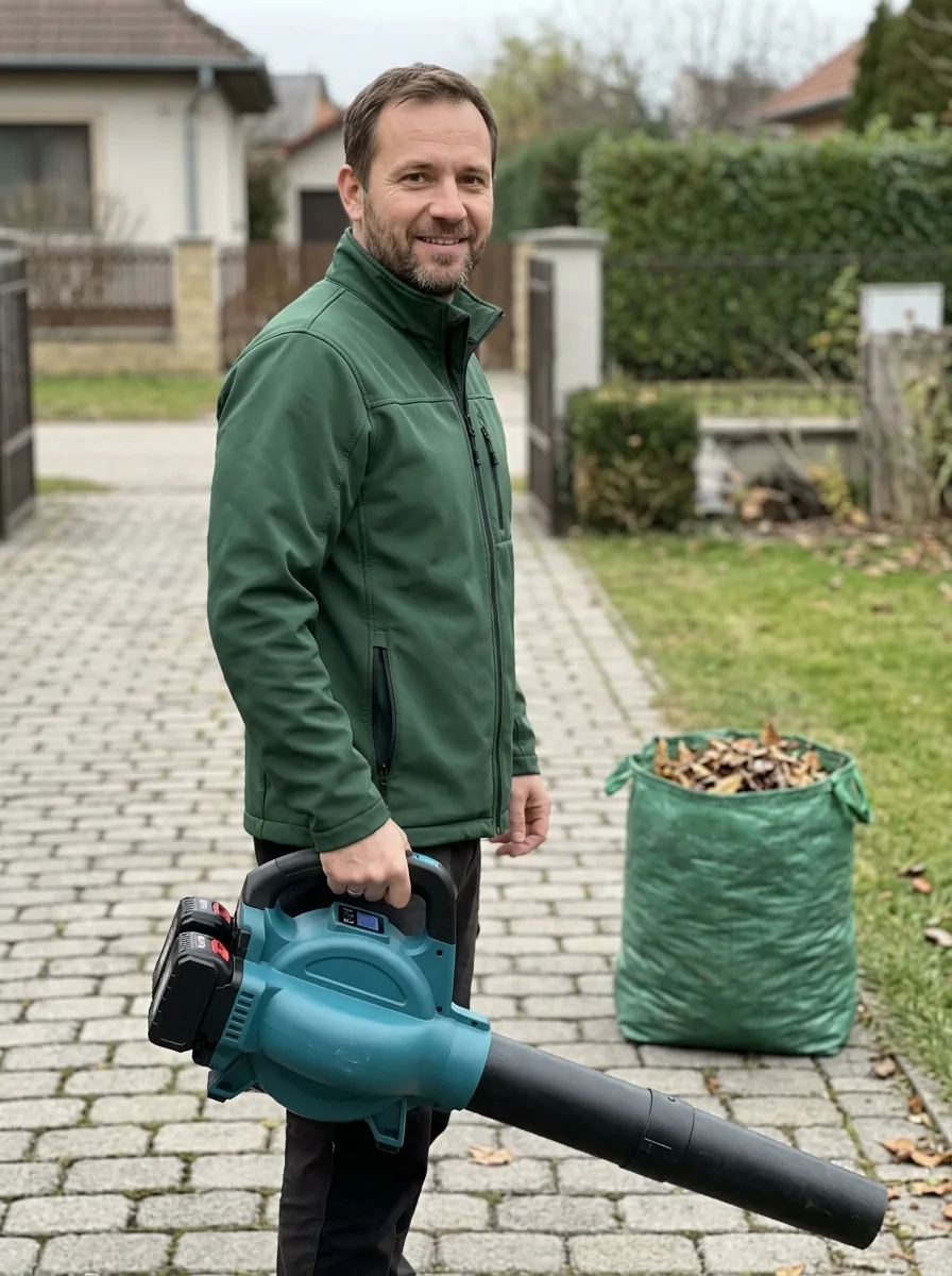 Akkus lombfúvó PRO: Két akkumulátor a csomagban