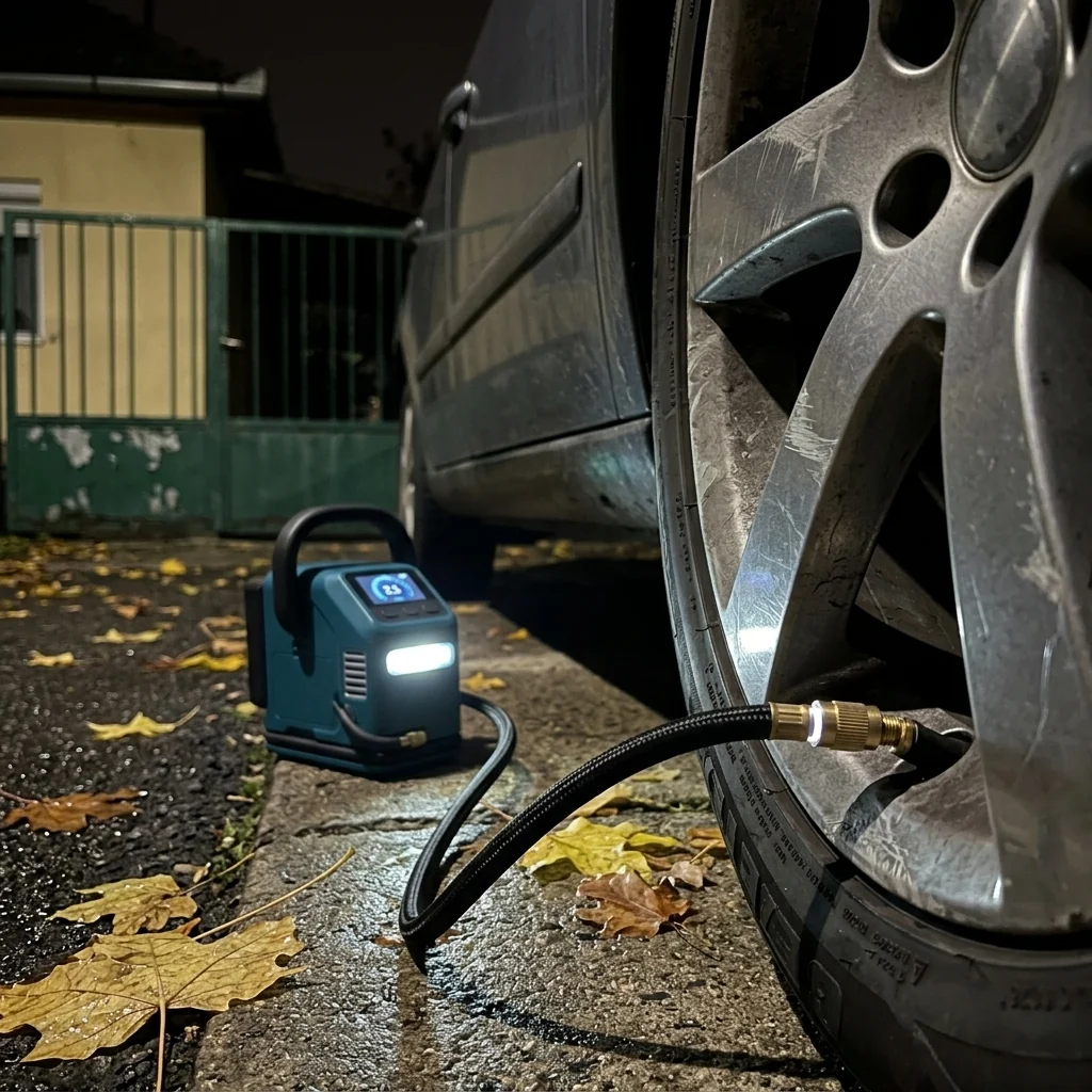 Autós kompresszor PRO: powerbank a telefonhoz