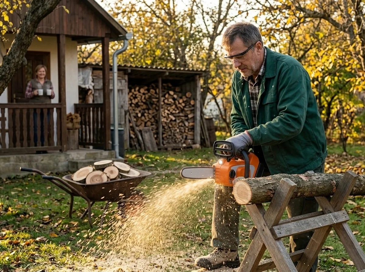 Késő délután, kávéval a tornácon