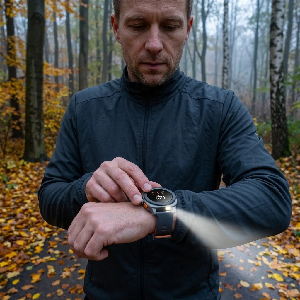 Okosóra PRO GPS-szel, hívással és zseblámpával