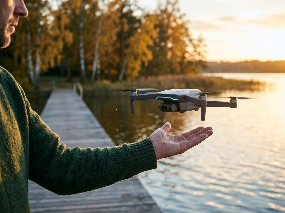 Dron składany PRO z kamerą 4K, GPS i gimbalem, 198 g