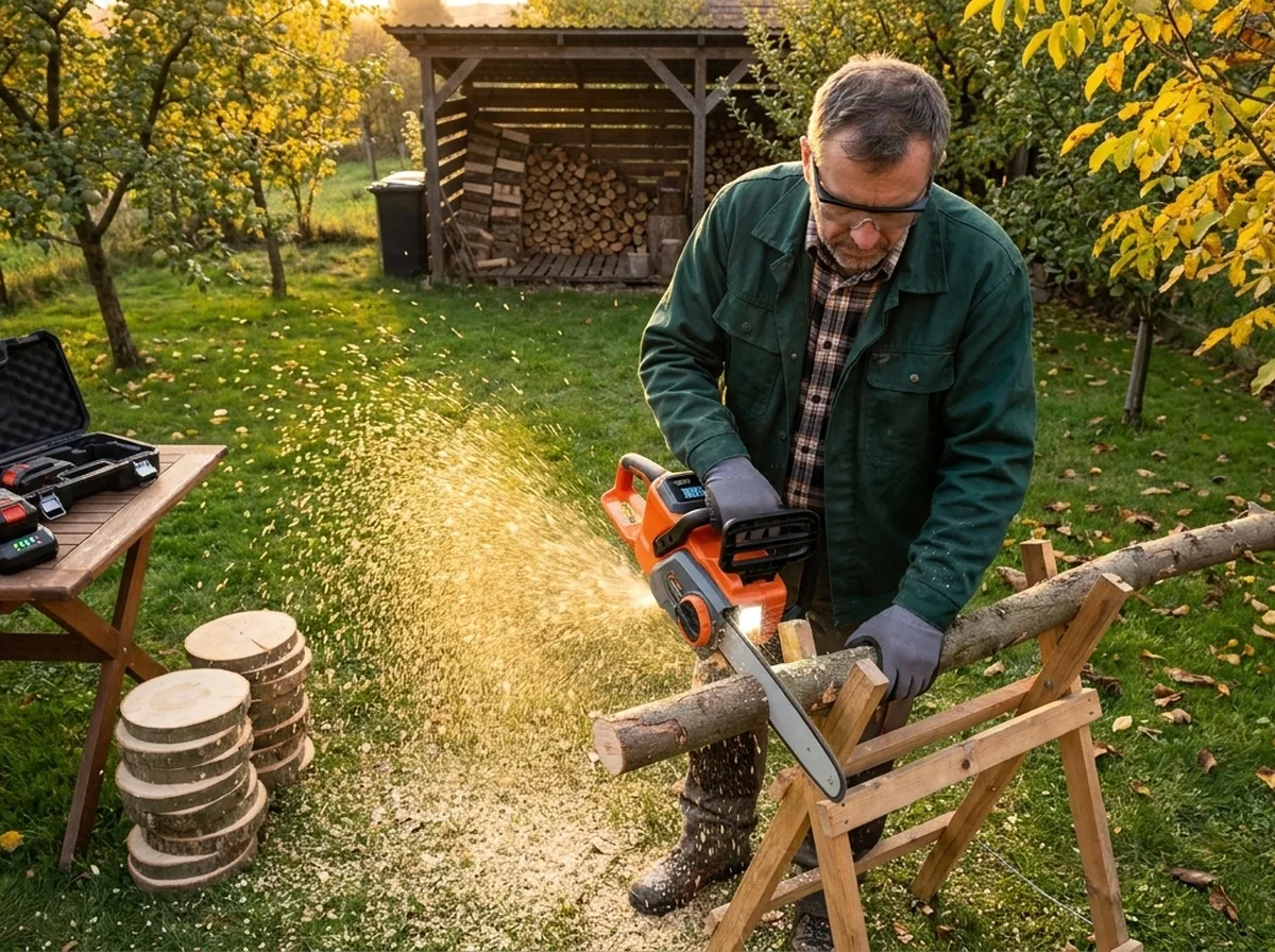 Pilarka akumulatorowa PRO: Przycinka i wiatrołomy